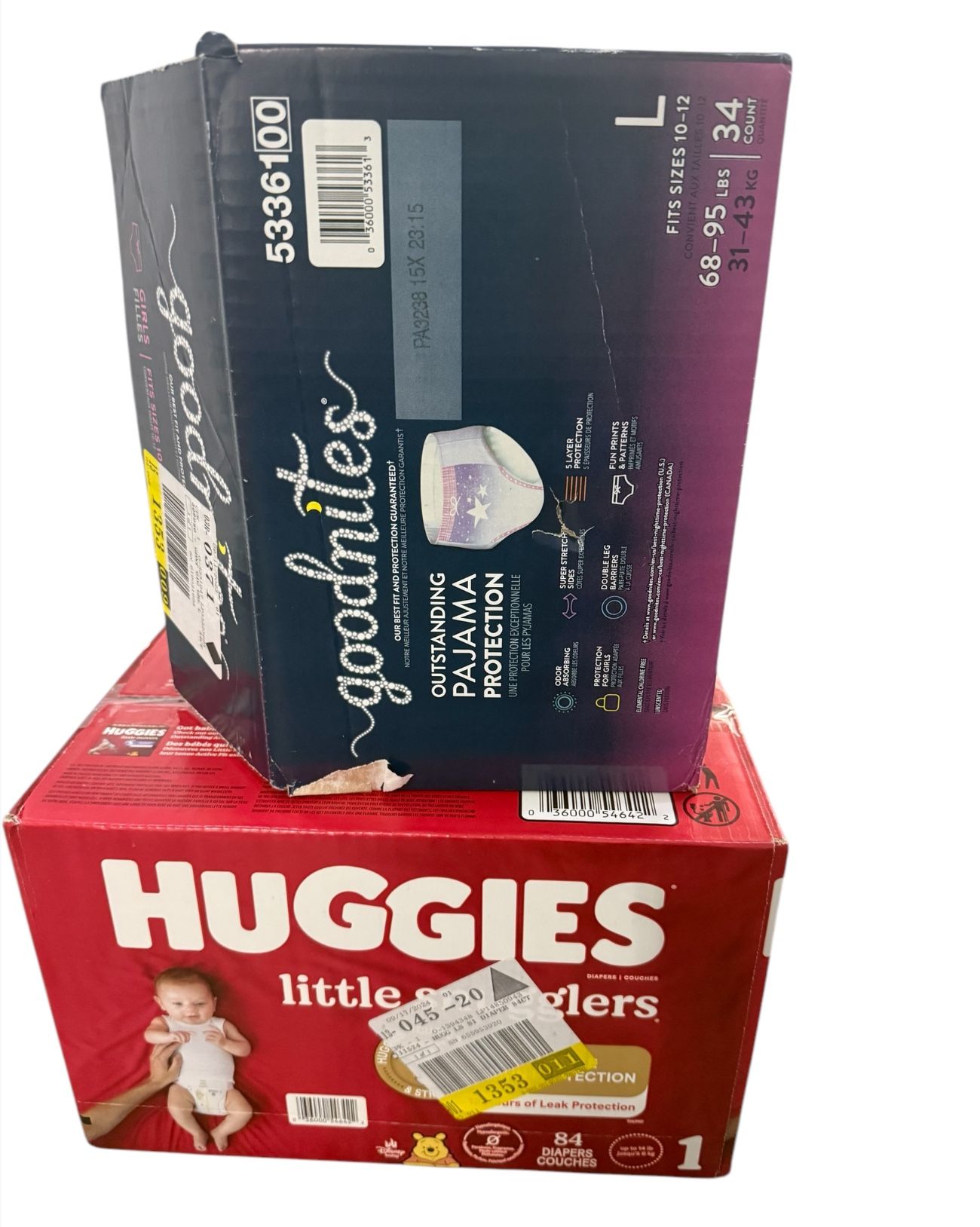 Huggies Daiper Bundle Size 1 And Full up Size 1 And Large