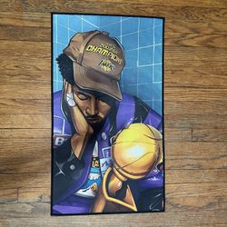 Kobe Bryant 2001 Championship Rug