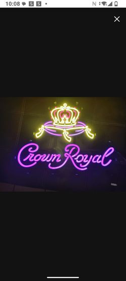 Crown Royal Neon Bar Sign