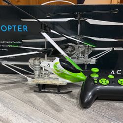 SYMA S107G Gyro RC Helicopter S107 Infrared 3CH Mini Alloy Metal Heli - Green