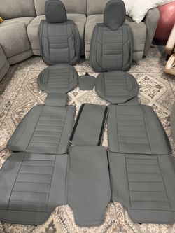 New Full Set Car Seat Covers For Trucks/suvs/sedans(universal)