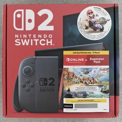 Costco Nintendo switch 2 bundle with Mario Kart World, expansion and online pack 12 months
