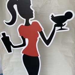 Skinnygirl Cocktails Life Size Cutout Advertising Retro Bar Bethenny Frankel