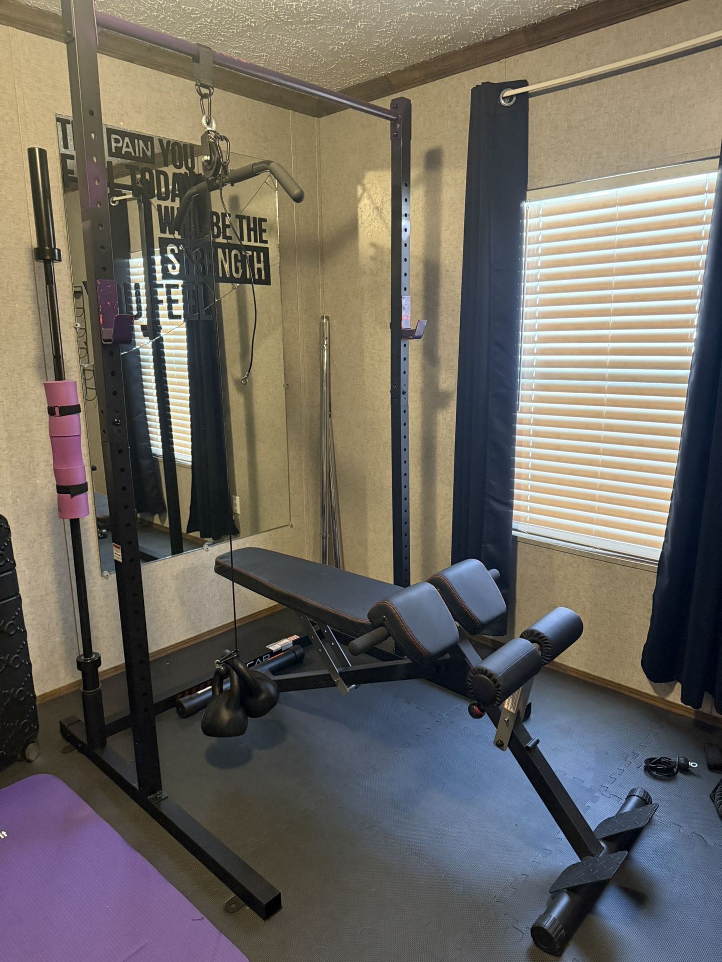 Squat Rack And Bench