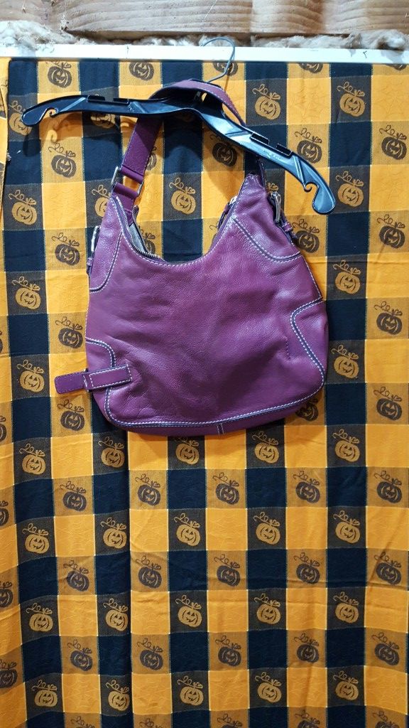 Michael Kors magenta/lavender/purplish color shoulder/hand purse.