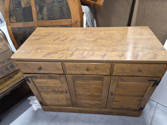 Vintage Ethan Allen Heirloom Nutmeg Maple 3 Drawer 3 cabinet storage dresser