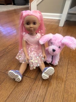 Glitter Girls - 14-inch Fashion Doll & Pup: Cara & Sprinkles