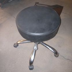 Garage Stool Adjustable On Wheels Heavy Duty