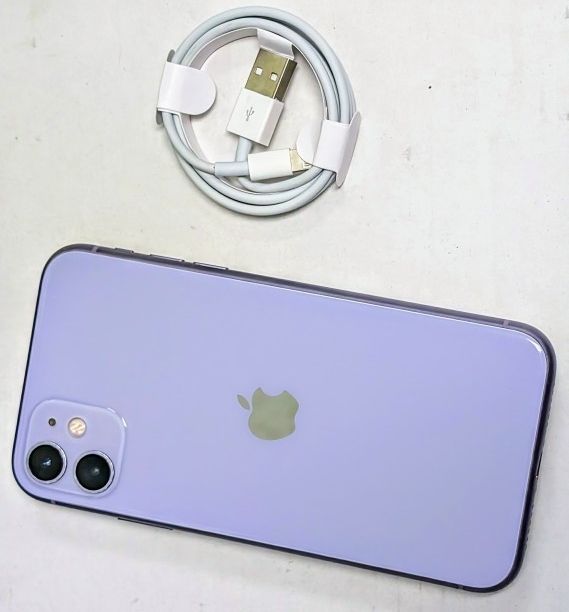Like New iPhone 11 Purple for T-Mobile Sprint Metro by T-Mobile MetroPCS Ultra Mobile Mint Mobile Simple Mobile TruConnect Lycamobile
