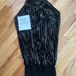 Black Top Or A Mini Dress