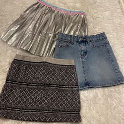 3 girls skirts size 7