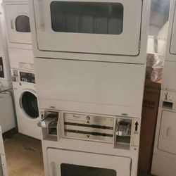 Whirlpool Coin Operated Commercial Stacked GAS Dryer 