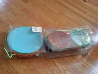 NEW 16 PC. BOWL SND PLATE SET BRAND NEW