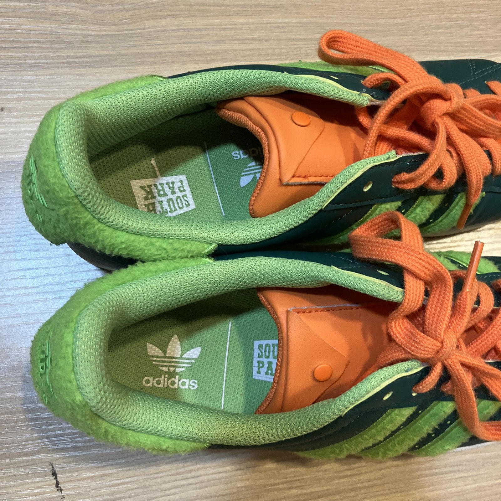 Adidas Originals Superstar SOUTH PARK Green Orange KYLE GY6490 Mens Size 9  for Sale in Albertson, NY - OfferUp