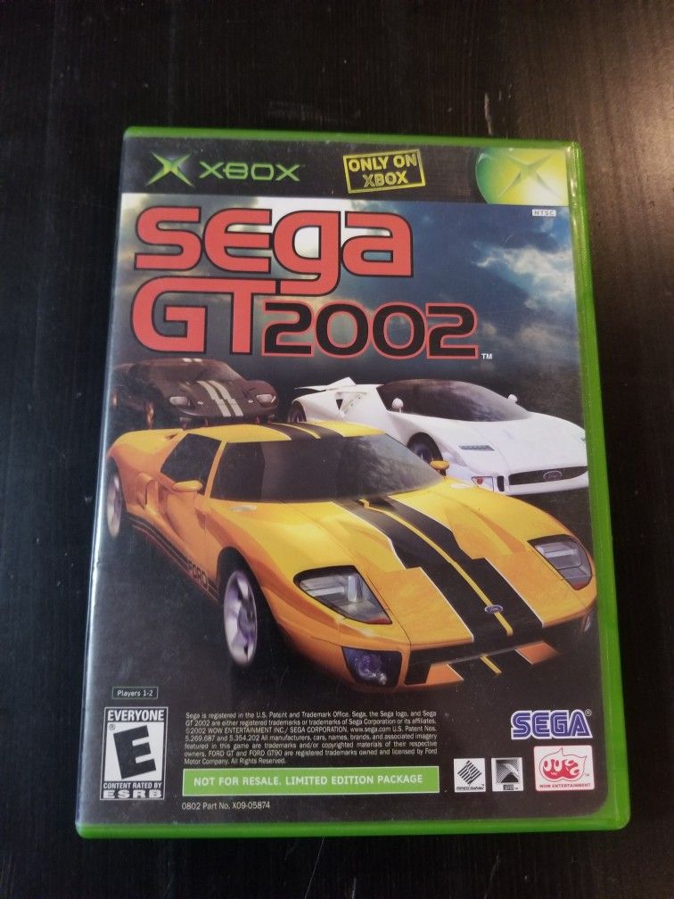 Sega GT 2002 / Jet Set Radio Future Combo XBOX Complete