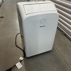 Portable AC unit, with window mounting for exhauste