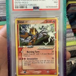 Entei Gold Star PSA 7