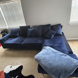 Blue Sectional 