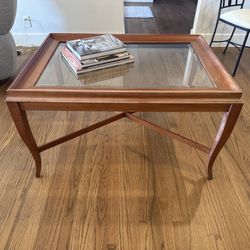 Glass Top Coffee Table