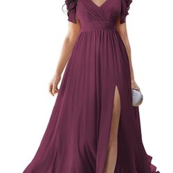 Bridesmaids Dress Long  Size 6