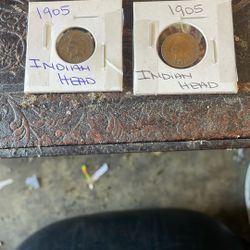 1905 Indian Head Pennies 