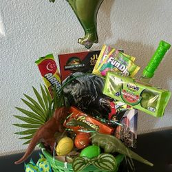 Dinosaur Easter Basket