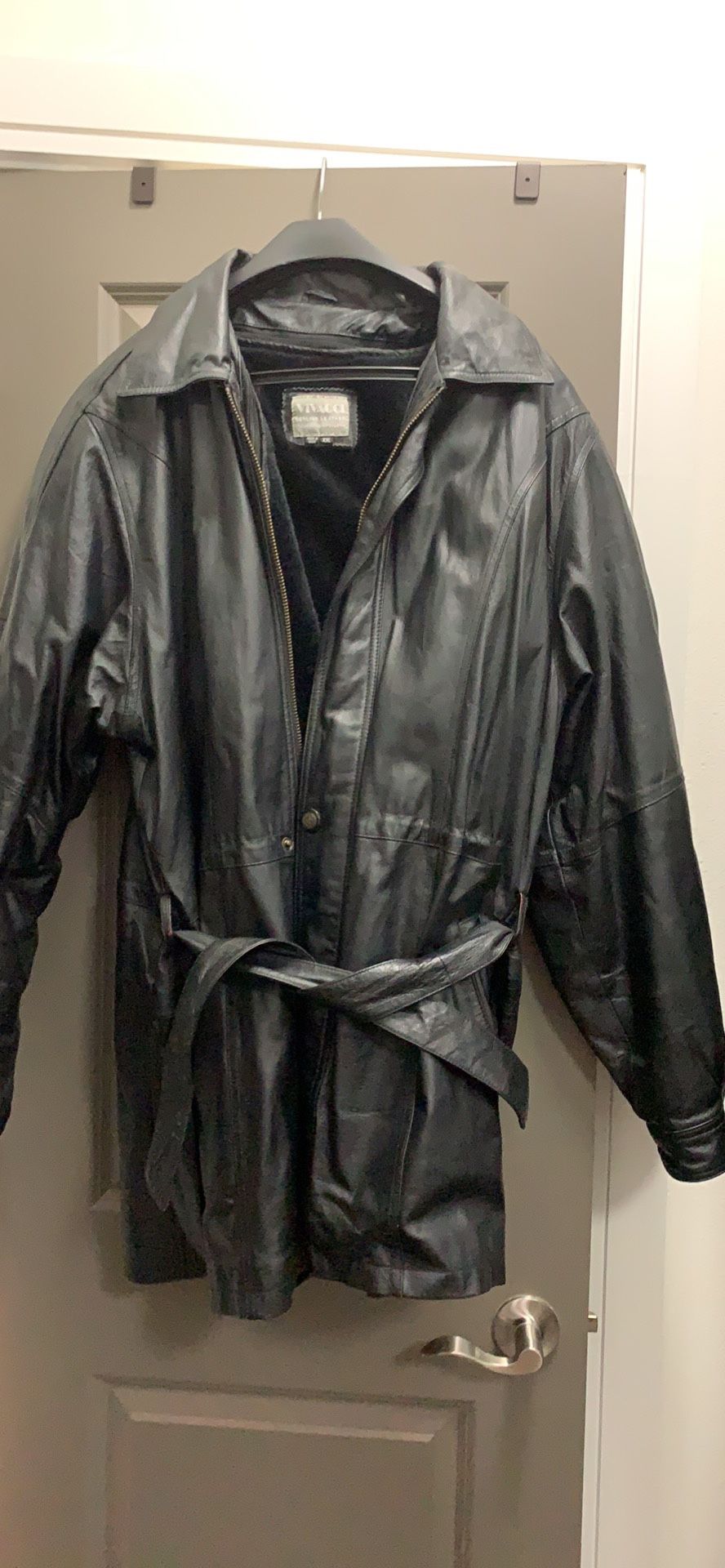 Leather coat from Italy