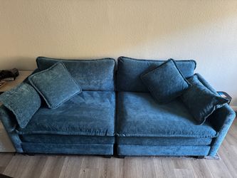 Blue couch