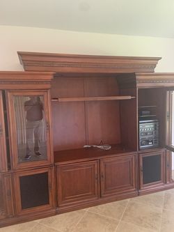 Wooden Entertainment Center