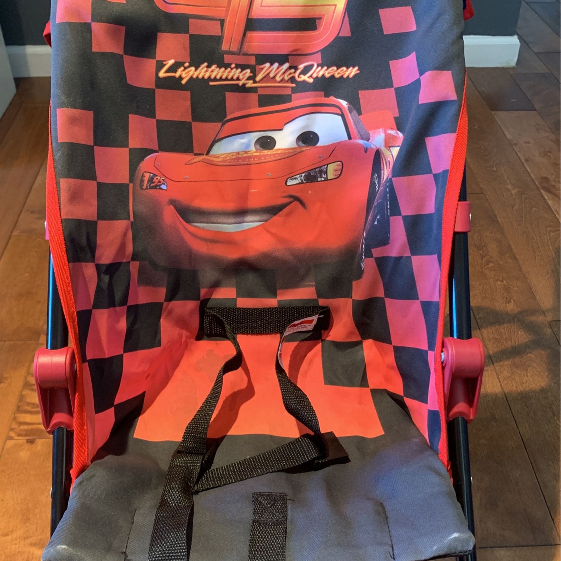 Lightning mcqueen umbrella stroller discount