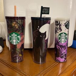 Starbucks Holloween Cups 