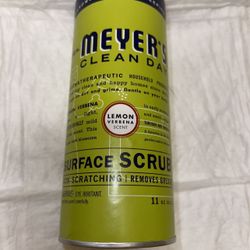 Mrs. Meyer's Clean Day Surface Scrub, Lemon Verbena, 11 Ounce Canister