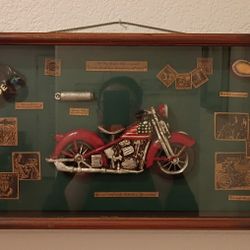 Harley-Davidson shadow box