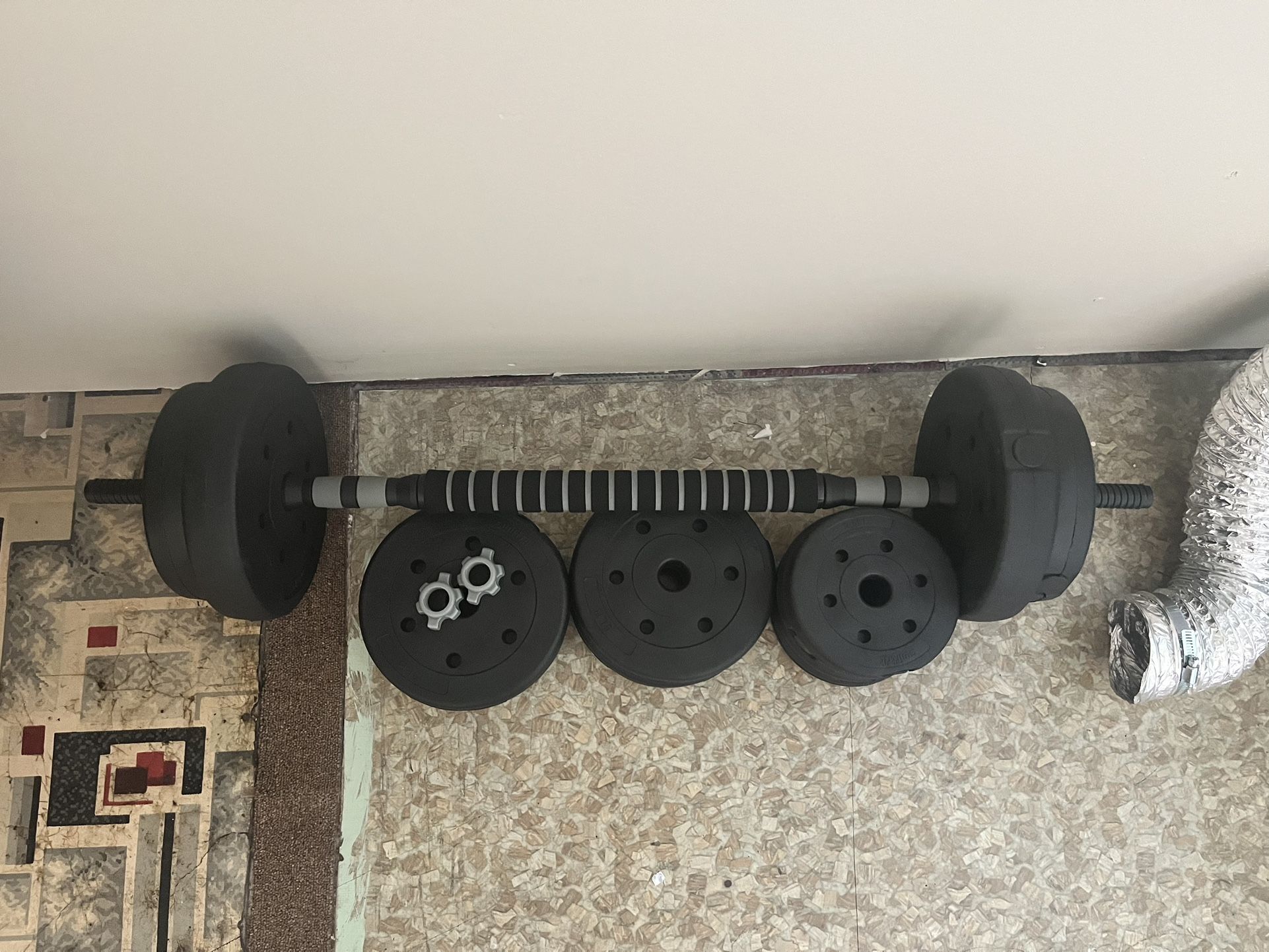 Adjustable Weights/Barbell