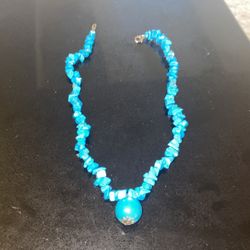 Boutique Turquoise Necklace 16 Inches