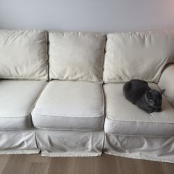Pottery Barn Slipcover Sofa 