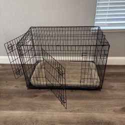 Large Dog Crate With Pillow 