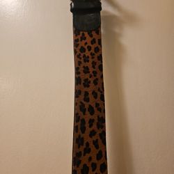 Baize Haircalf Leather Waist Belt by Banana Republic