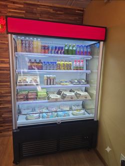 ALKCOOL OFC 46"HE Commercial Open Curtain Display Refrigerator - 670L