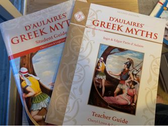 Memoria Press Greek myths student and teacher guides