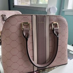 ALDO Ladies Pink Purse Hand Bag Tote 