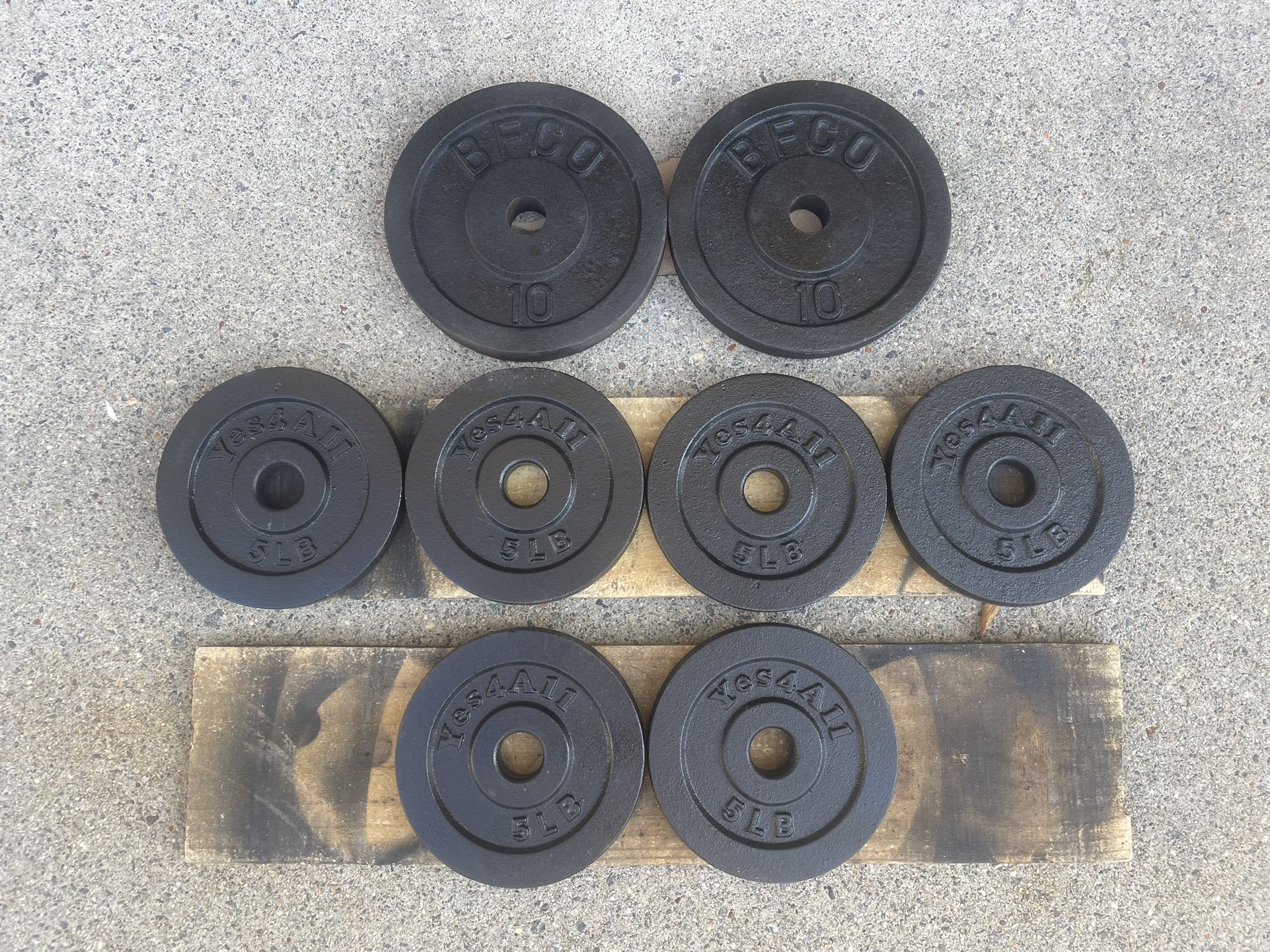Iron Weight Plates 50 lbs