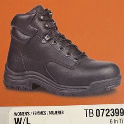 Brand New Woman’s Timberland Titanium Steel Toe Work Boot, Size 8
