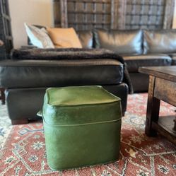Vintage Mid Century Modern Footstool Ottoman 