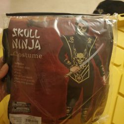 Skull Ninja Halloween Costume 