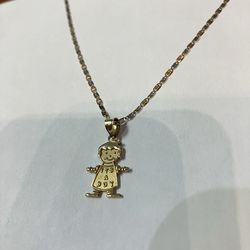 10k gold chain #110445-1 MJ