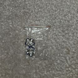 Silver And Blue Beads
