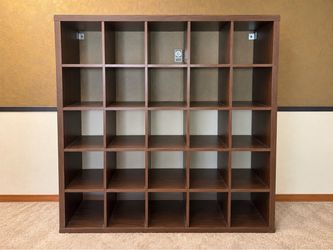 IKEA EXPEDIT 5x5 Bookcase / 25-Cube Storage Shelf – Large 6’ x 6’