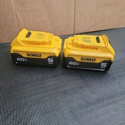 DEWALT 20V MAX LITHIUM-ION 5.0 AH BATTERY 