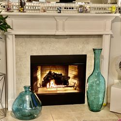 Large Blue Vase
